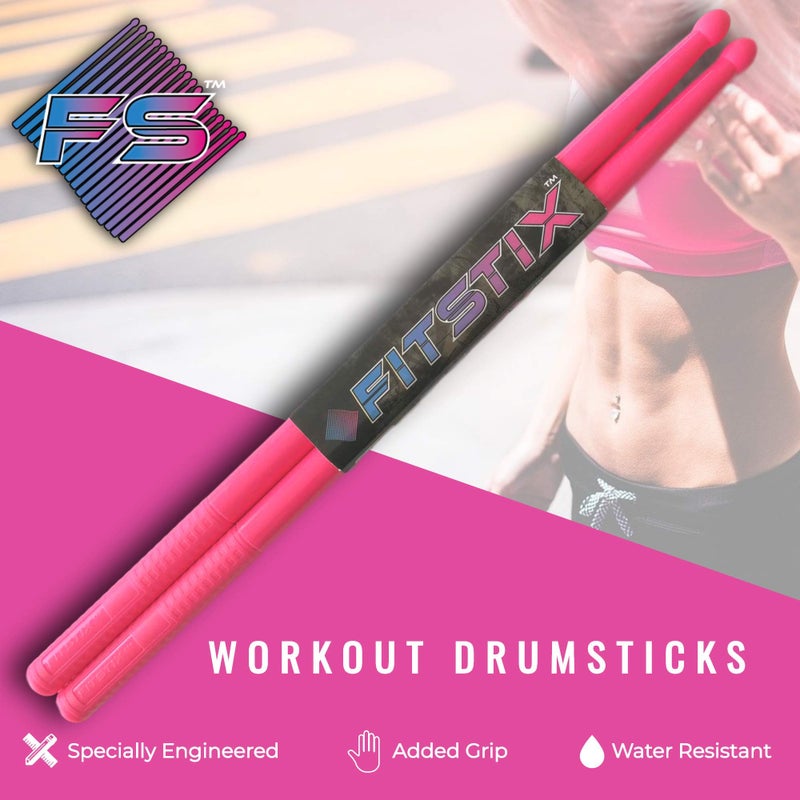 FITSTIX عصا FITSTIX™ لتمارين اللياقة البدنية وفصول الأيروبيك، عصي طبول عالية الجودة، تصميم قوي وخفيف الوزن يجعلها إضافة ممتعة لأي روتين أو فصل تمرين. - Image 2